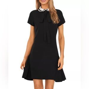 Cece Collared Bow Neck Dress